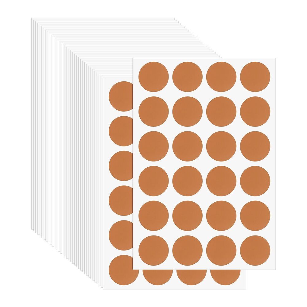 8852 Colored Dot Stickers 3/4", 42 Pcs Color Coding Labels Blank Circle